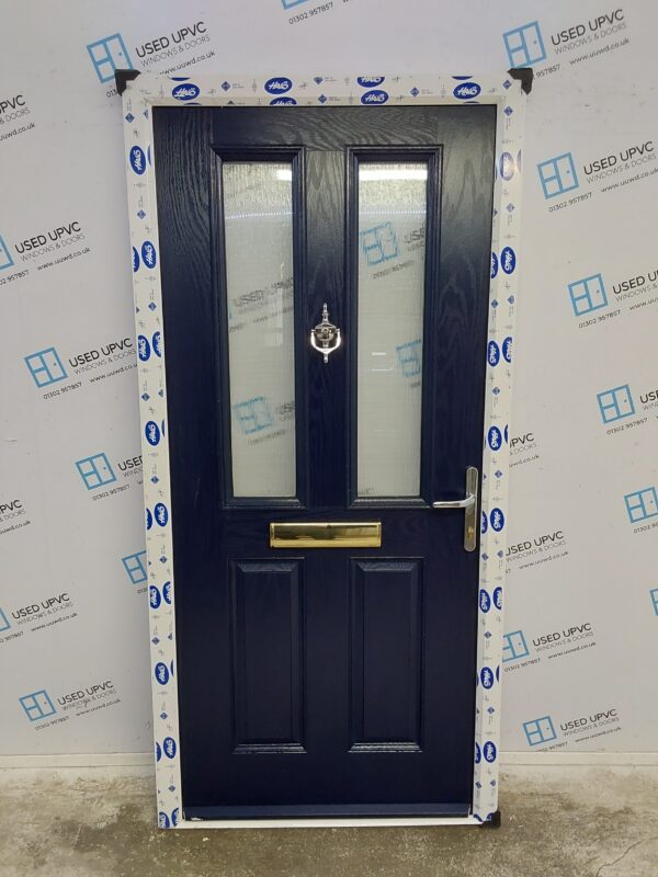 Brand New Dark Blue Composite Front Door 1000mm x 2070mm ND107