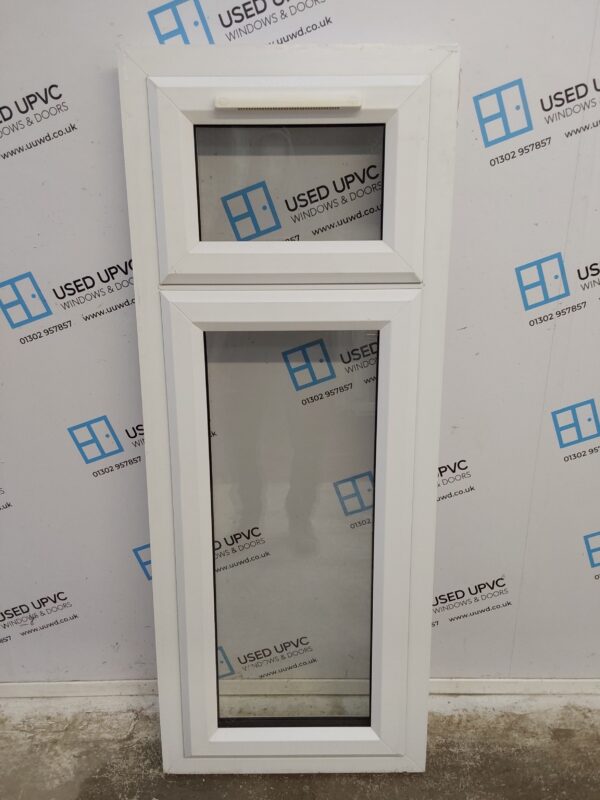 Used White Upvc Window 580mm x 1470mm USW155