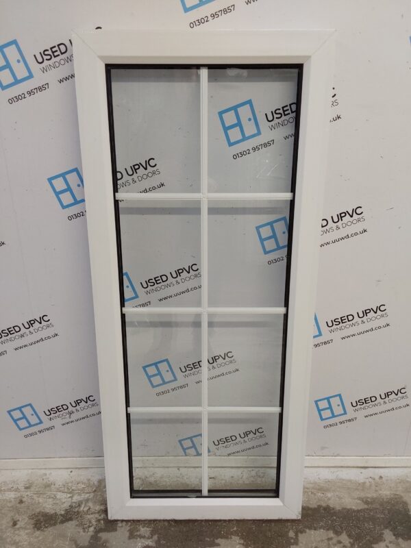 Used White Upvc Window 615mm x 1400mm W0312