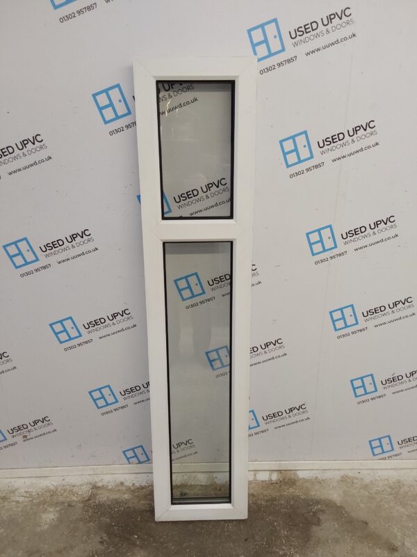Used White Upvc Window 355mm x 1630mm C22059