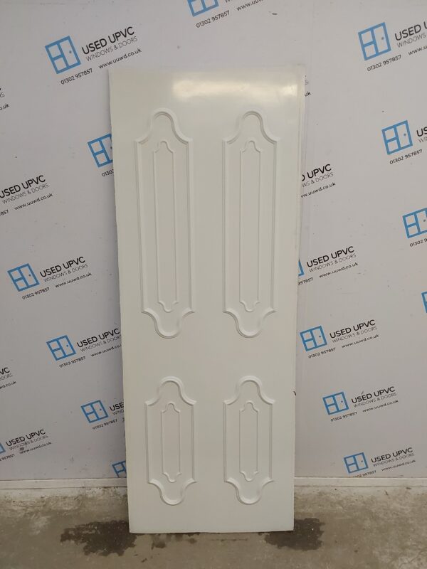 Used White Upvc Back Door Panel 667mm x 1783mm x 20mm UDP0019