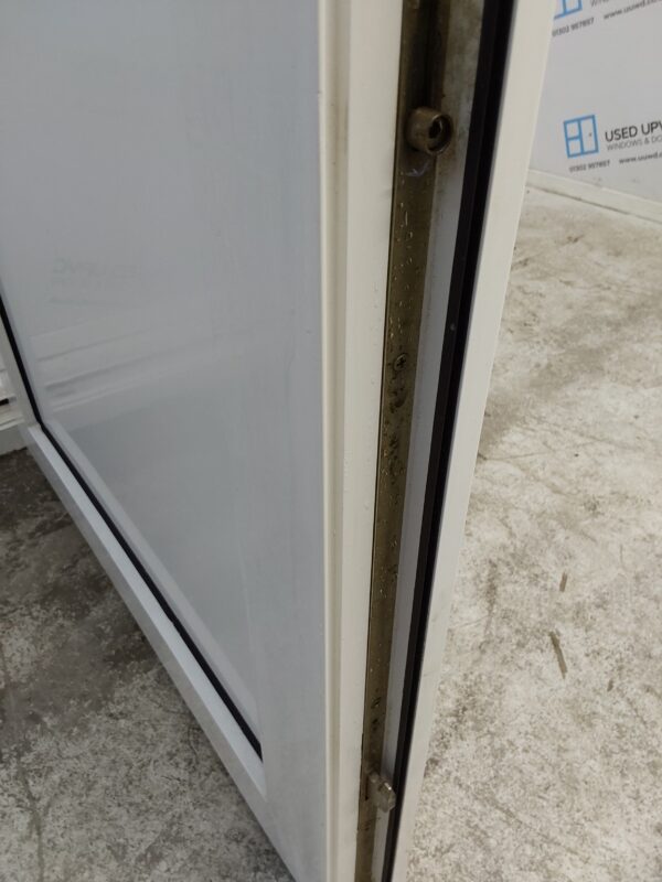 Used White Upvc Back Door 925mm x 2080mm (reduce to 885mm) 0528 - Image 8