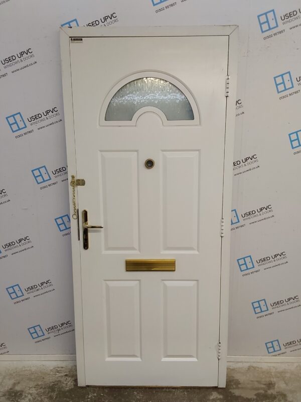 Used White Upvc Front Door 940mm x 2125mm 0228 - Image 2