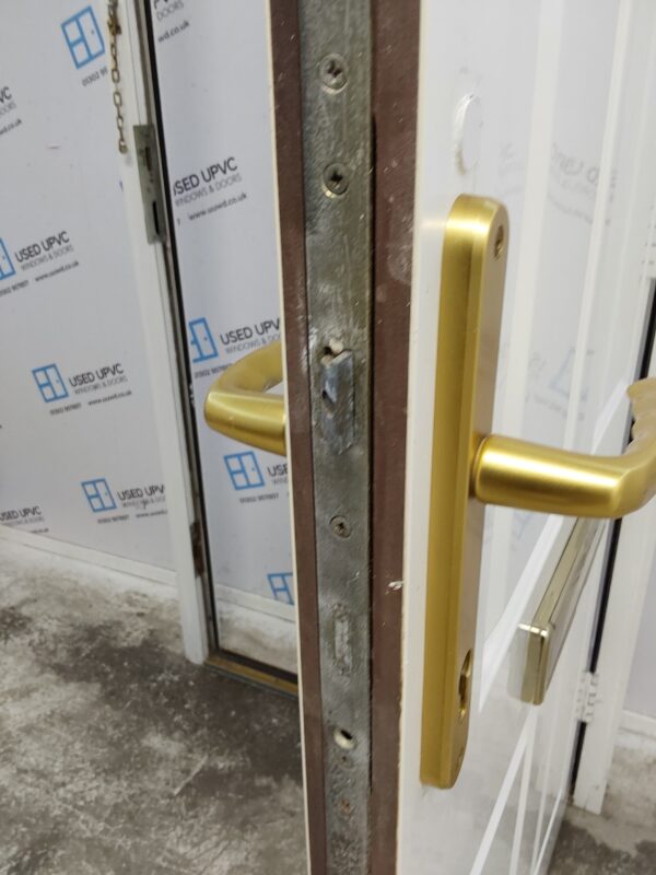 Used White Upvc Front Door 930mm x 2140mm (reduce to 2090mm) 0716 - Image 8