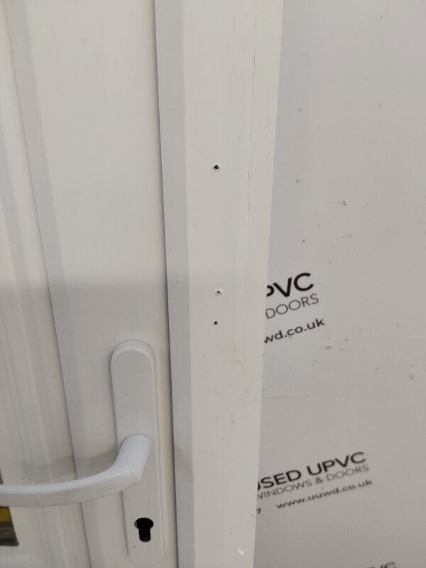 Used White Upvc Front Door 850mm x 2055mm 0027 - Image 4