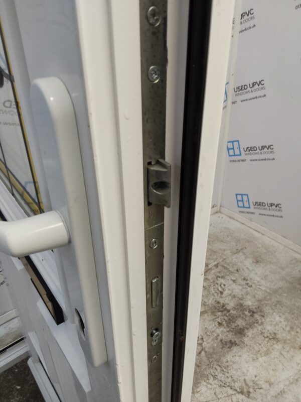 Used White Upvc Front Door 850mm x 2055mm 0027 - Image 7