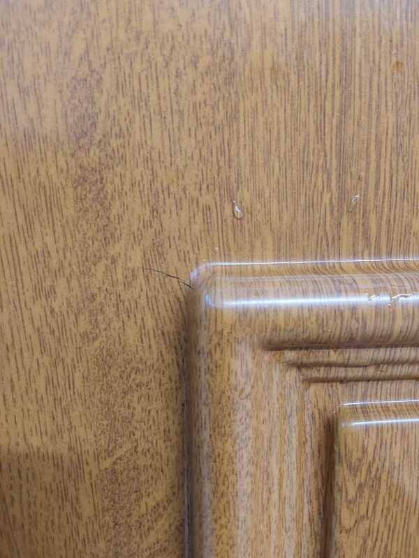 Used Oak Upvc Front Door 865mm x 2055mm 0015 - Image 4