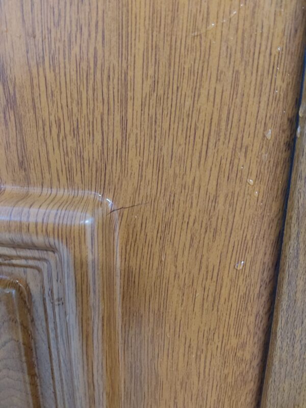 Used Oak Upvc Front Door 865mm x 2055mm 0015 - Image 5