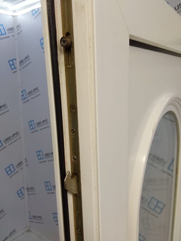 Used White Upvc Back Door 855mm x 1955mm 0068 - Image 5