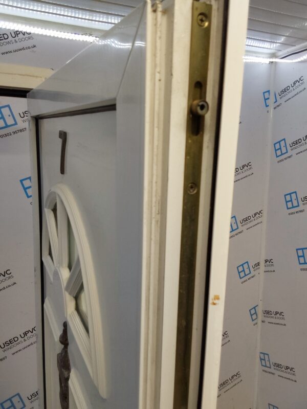 Used White Upvc Front Door 935mm x 2070mm 0828 - Image 5