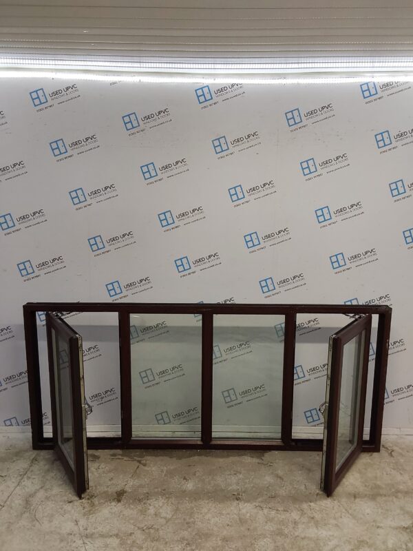 Used Rosewood Upvc Window 2260mm x 970mm LW0010 - Image 2