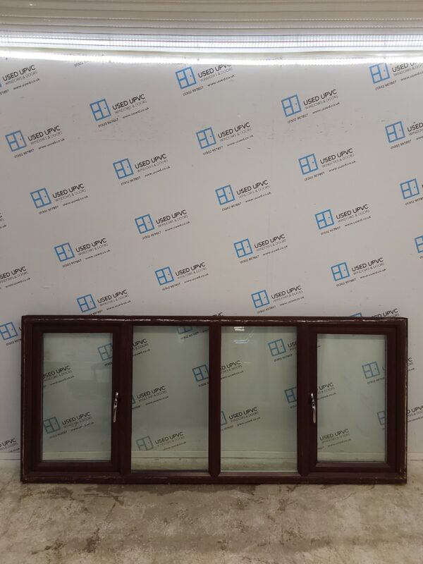 Used Rosewood Upvc Window 2260mm x 970mm LW0010 - Image 3