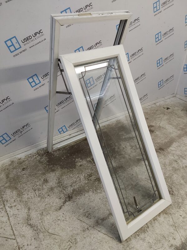 Used White Upvc Window 565mm x 1310mm C4B006 - Image 3