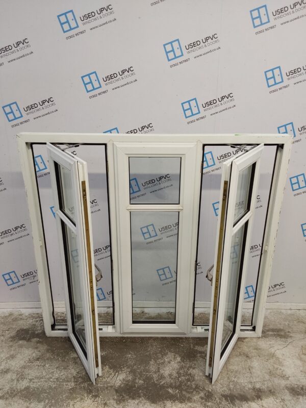 Used White Upvc Window 1330mm x 1245mm LW0074 - Image 2