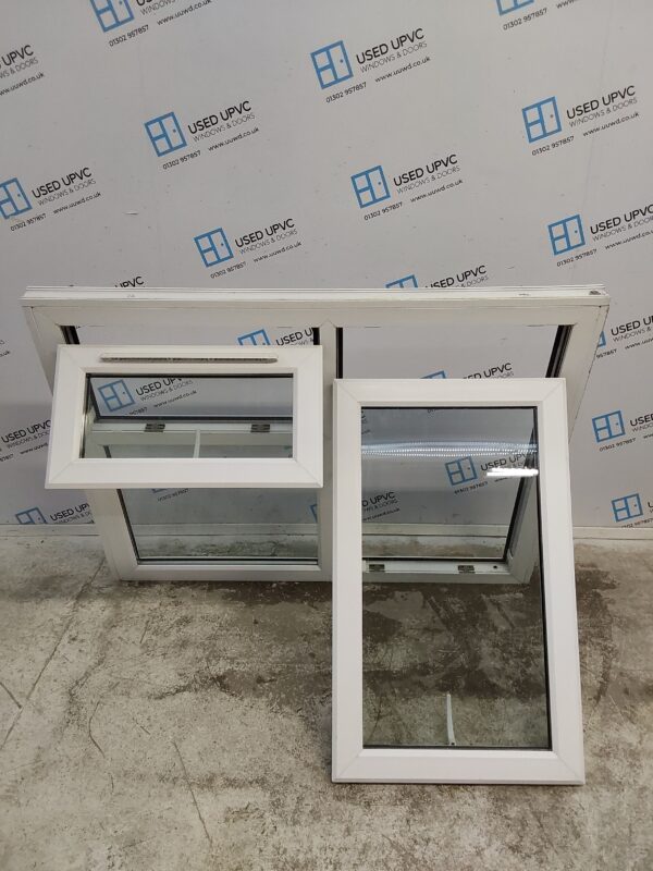 Used White Upvc Window 1350mm x 1040mm (reduce to 1310mm x 1020mm) C4A020 - Image 3