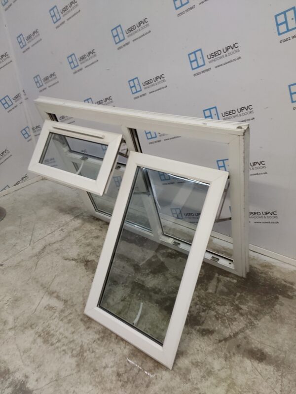 Used White Upvc Window 1350mm x 1040mm (reduce to 1310mm x 1020mm) C4A020 - Image 4