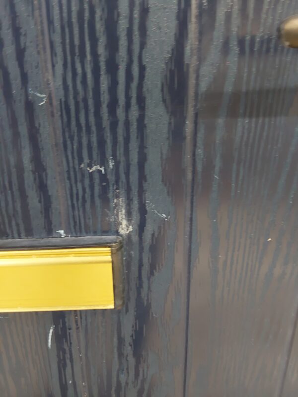 Used Blue Composite Front Door 910mm x 1970mm 0735 - Image 7