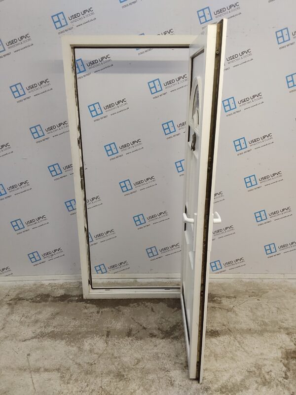 Used White Upvc Back Door 880mm x 1950mm 0149 - Image 3