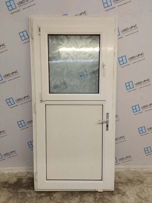 Used White Upvc Stable Door 965mm x 2030mm 0094 - Image 2