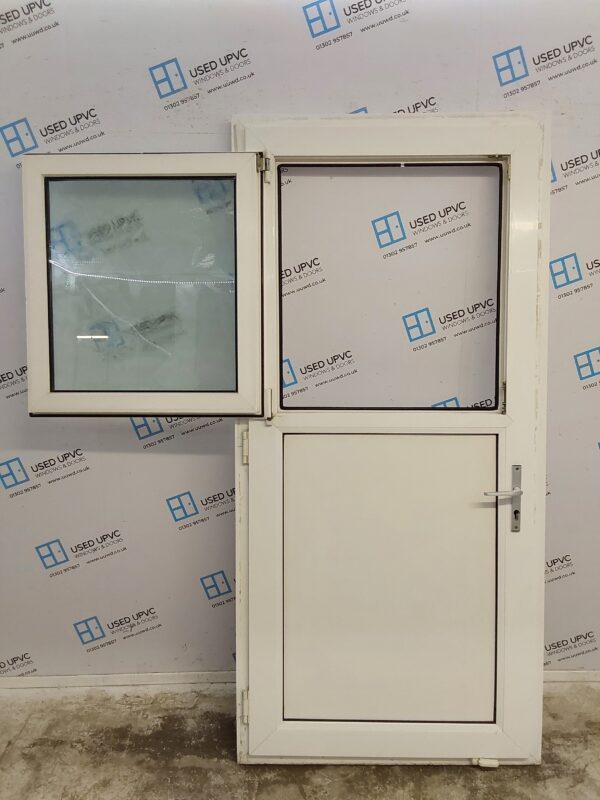 Used White Upvc Stable Door 965mm x 2030mm 0094 - Image 3