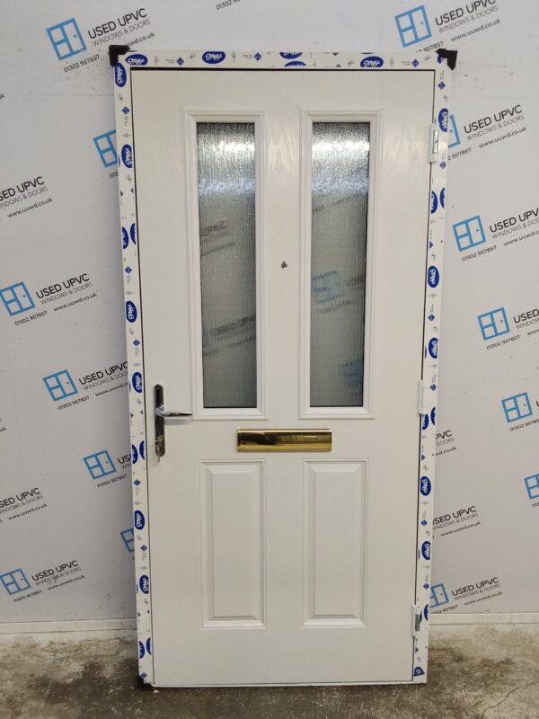 Brand New Dark Blue Composite Front Door 1000mm x 2070mm ND107 - Image 2