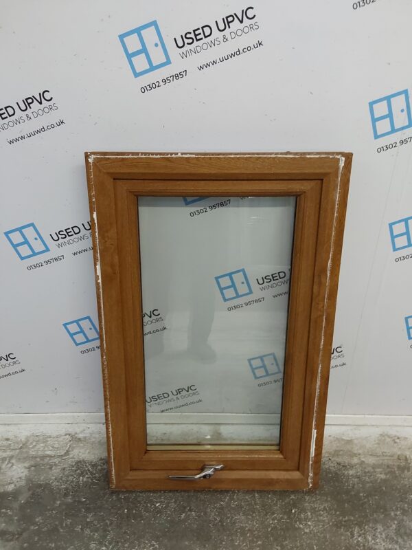 Used Oak Upvc Window 630mm x 985mm C2B005 - Image 4