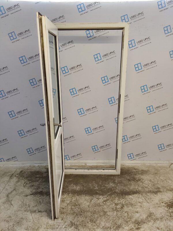 Used White Upvc Back Door 890mm x 2030mm 0690 - Image 3