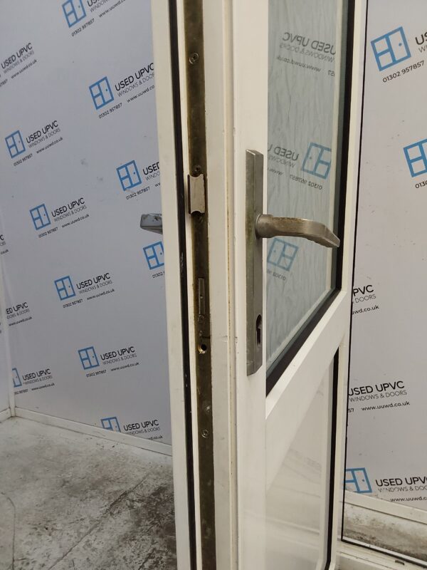 Used White Upvc Back Door 890mm x 2030mm 0690 - Image 5