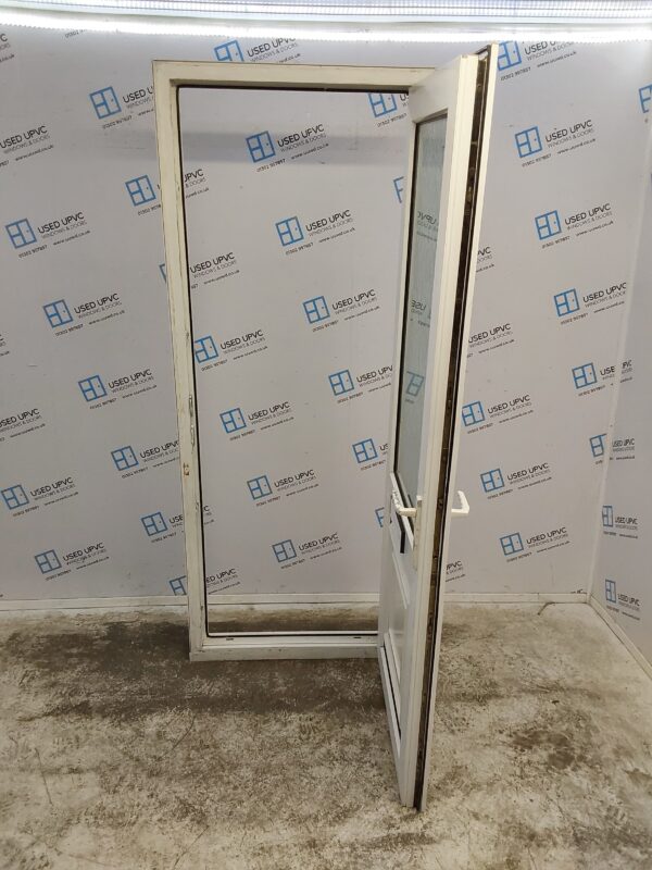 Used White Upvc Front Door 835mm x 2140mm 0173 - Image 3