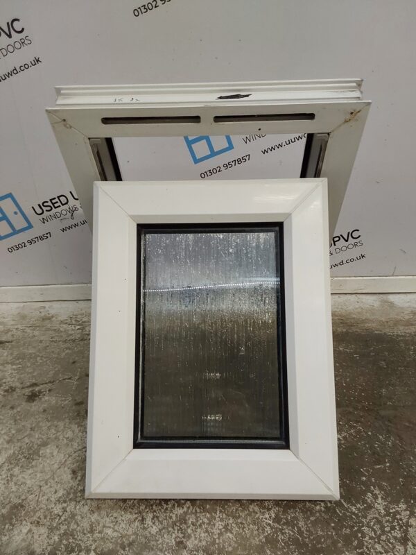 Used White Upvc Window 445mm x 555mm W0235 - Image 3