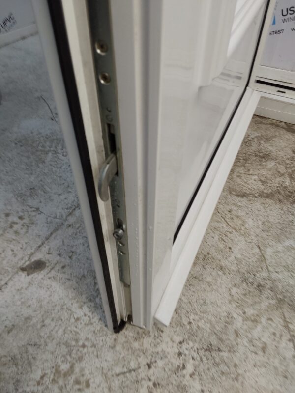 Used White Upvc Front Door And Side Panel 1300mm x 2095mm (reduce to 1275mm) DS021 - Image 6