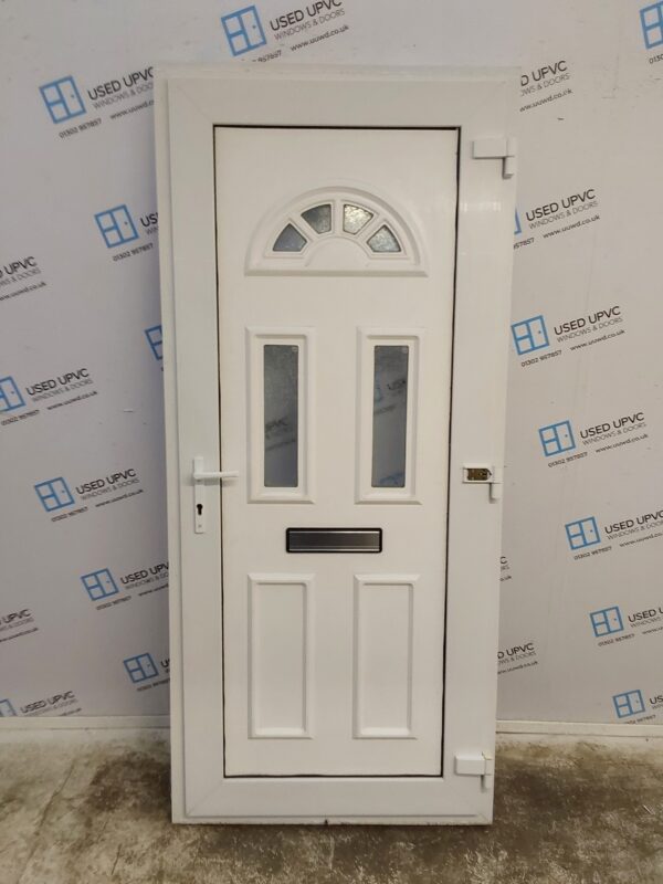 Used White Upvc Front Door 915mm x 2055mm 0519 - Image 2