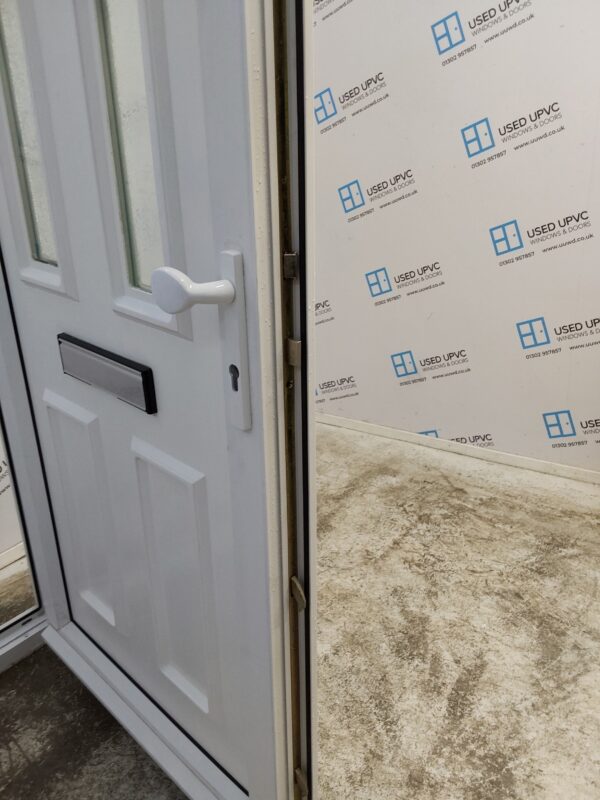 Used White Upvc Front Door 915mm x 2055mm 0519 - Image 4