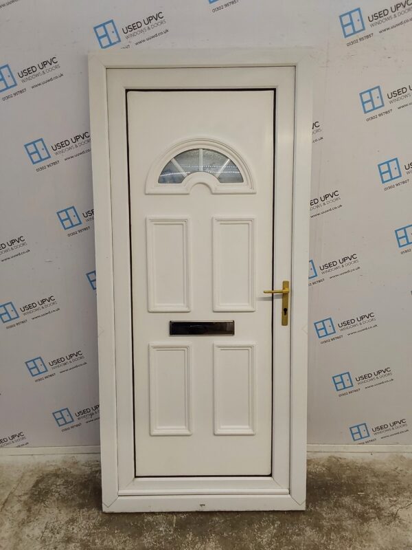 Used White Upvc Front Door 915mm x 2075mm C7D051