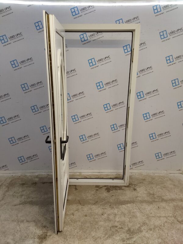 Used White Upvc Front Door 915mm x 2045mm 0613 - Image 3