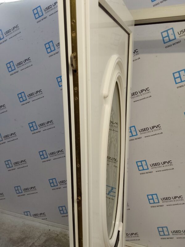 Used White Upvc Front Door 915mm x 2045mm 0613 - Image 4