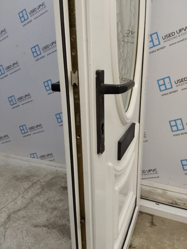 Used White Upvc Front Door 915mm x 2045mm 0613 - Image 5