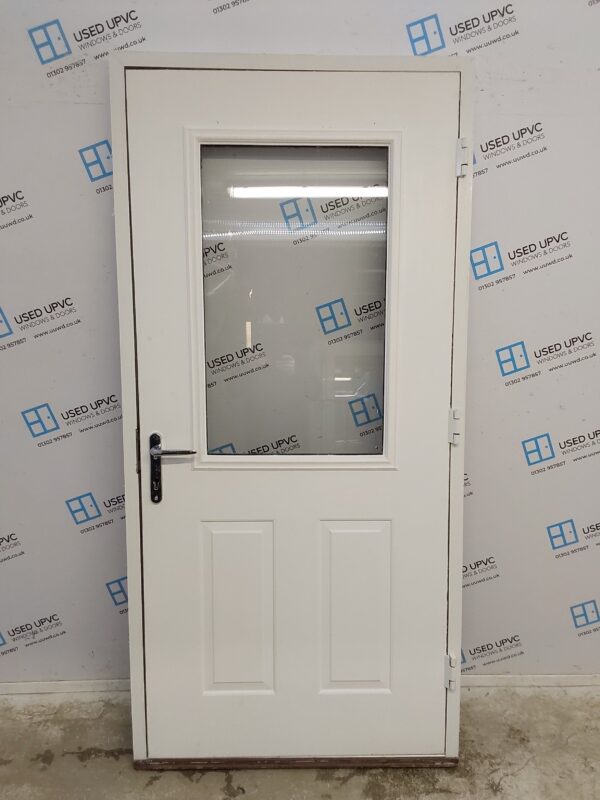 Used Black Composite Back Door 1005mm x 2095mm 0564 - Image 2