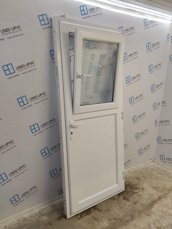 Used White Upvc Stable Door 930mm x 2165mm 0506 - Image 3