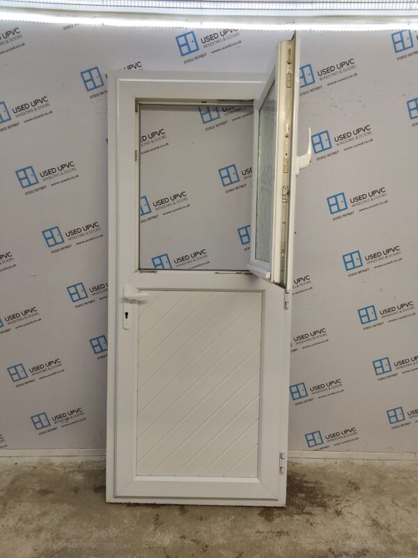 Used White Upvc Stable Door 930mm x 2165mm 0506 - Image 4