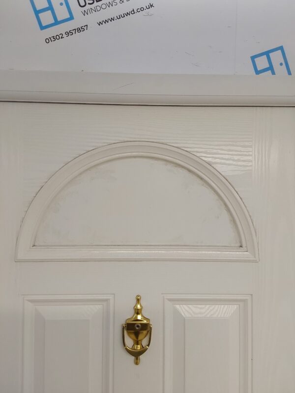 Used White Composite Front Door 970mm x 2110mm 0458 - Image 7