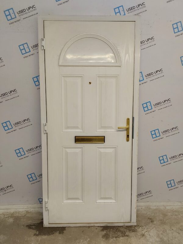 Used White Composite Front Door 970mm x 2110mm 0458 - Image 2