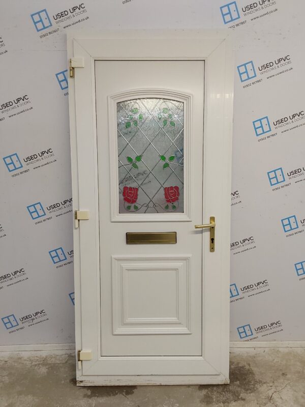 Used White Upvc Front Door 920mm x 2070mm 0456 - Image 2