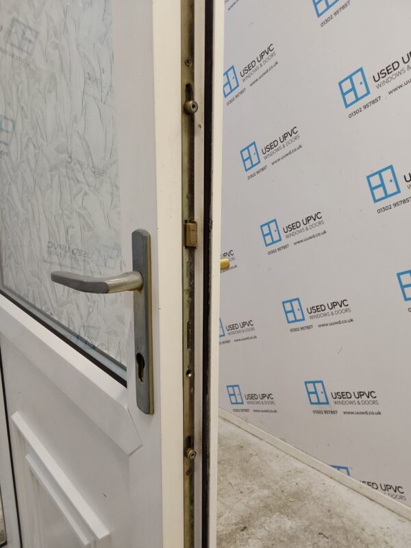 Used White Upvc Back Door 910mm x 2070mm 0430 - Image 5