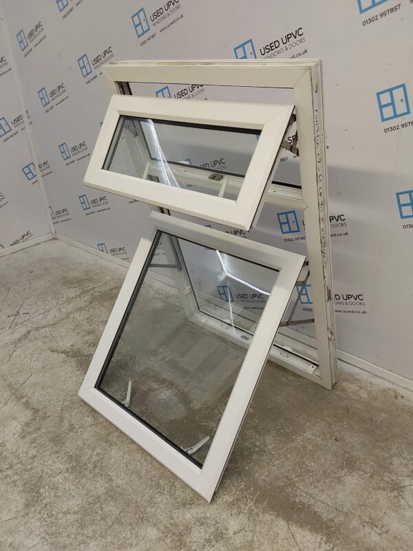 Used White Upvc Window 800mm x 1235mm LW0081 - Image 4