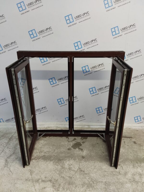 Used Rosewood Upvc Window 1170mm x 1140mm C5013 - Image 5