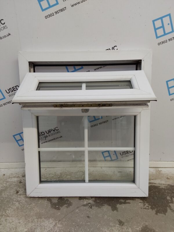 Used White Upvc Window 680mm x 795mm W0453 - Image 4