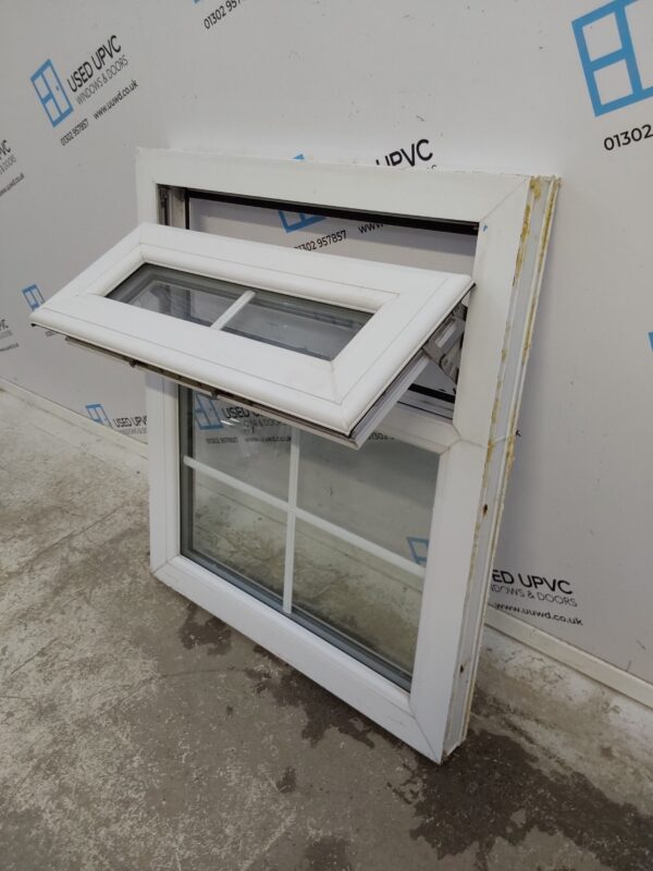 Used White Upvc Window 680mm x 795mm W0453 - Image 3