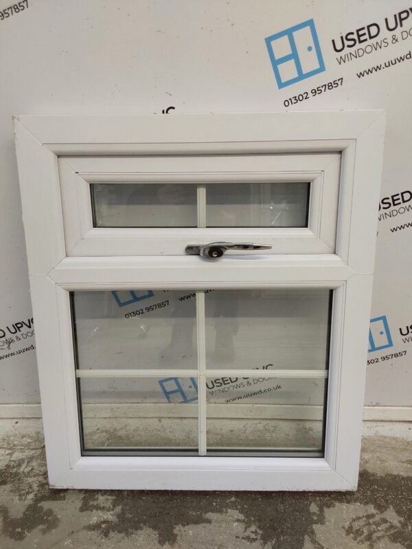 Used White Upvc Window 680mm x 795mm W0453 - Image 2