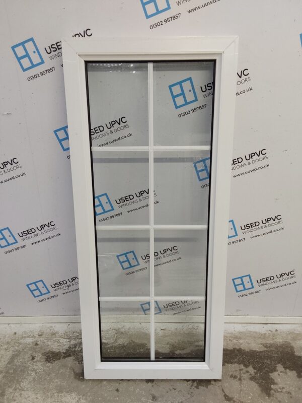 Used White Upvc Window 615mm x 1400mm W0312 - Image 2